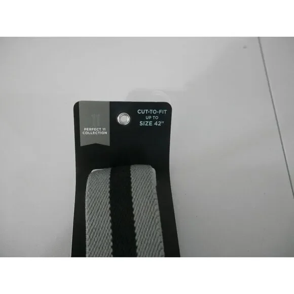 Walter Hagen Men's Reverse Stretch Golf Belt Gray and Black - Picture 3 of 5